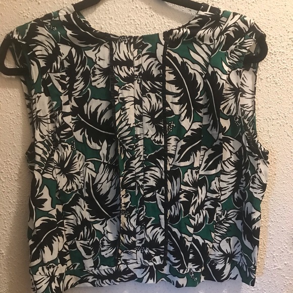 Zara crop top tropical print, size Small - Picture 3 of 9